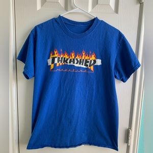 Blue Thrasher T-Shirt Size Small